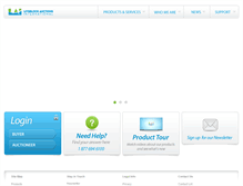Tablet Screenshot of liveblockauctions.com